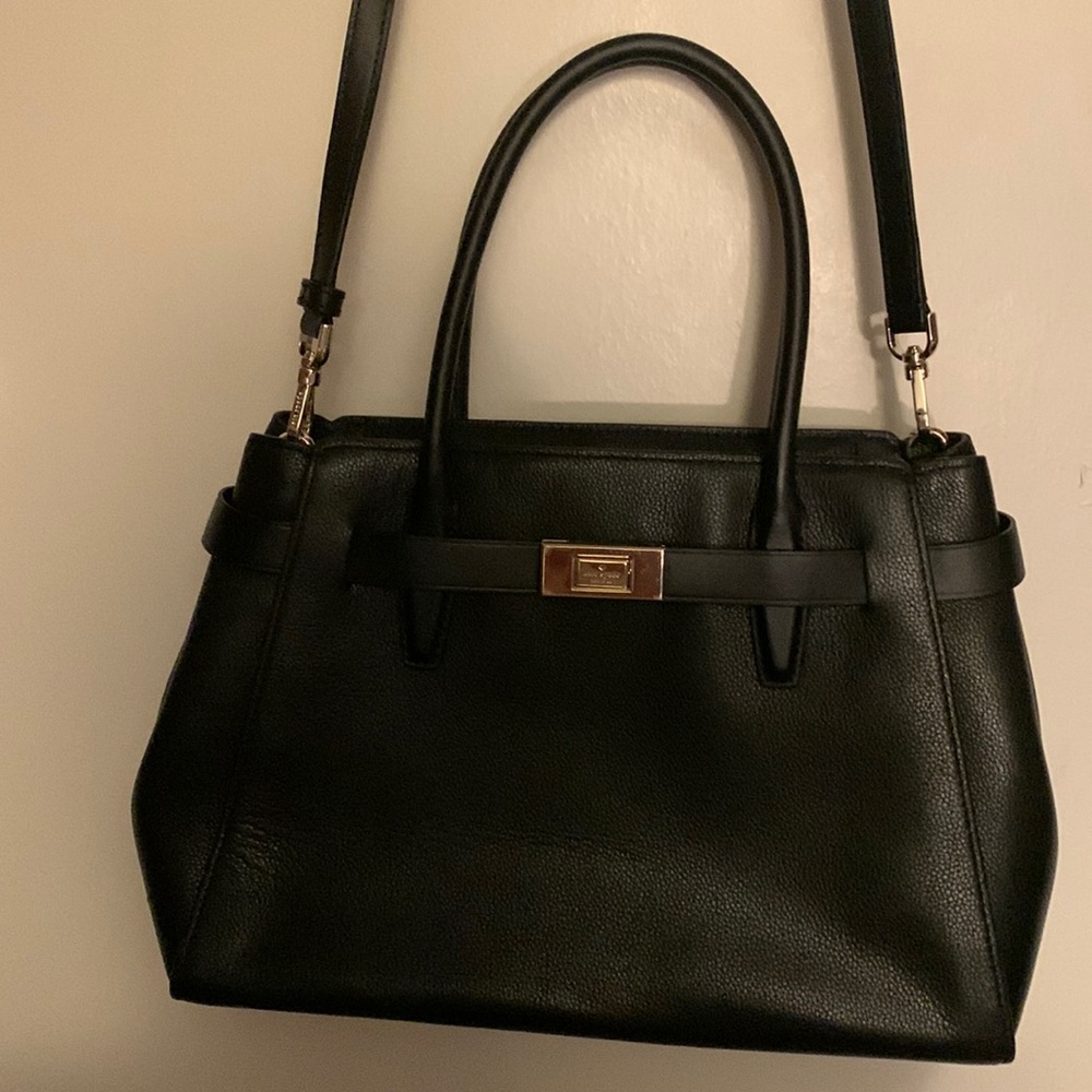 Black leather Kate Spade ♠️